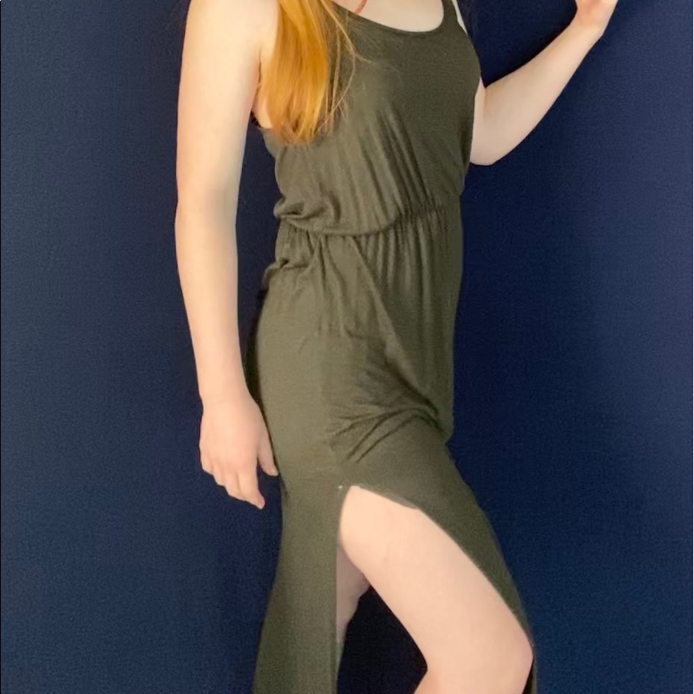 Forest Green Maxi Dress